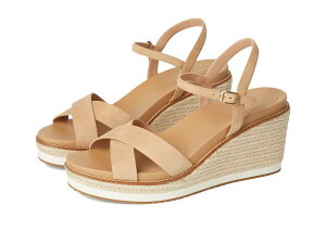 �R�[���n�[�� ���f�B�[�X �V���[�Y �q�[�� Cole Haan Cloudfeel Silveespadrille Wedges 75mm Tuscan Sand Sue �T���h