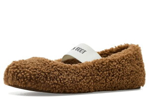���[���u�[�c ���f�B�[�X �V���[�Y �T���_�� MOON BOOT Shearling Ballerina Cognac