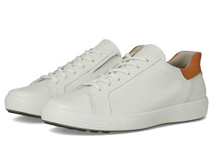 �G�R�[ �����Y �V���[�Y �X�j�[�J�[ ECCO Soft 7 Easy Slip Sneakers White/Lion �z���C�g