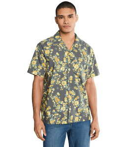 �n�[���[ �����Y �g�b�v�X �V���c Hurley Dogpatch Camp Short Sleeve Black �u���b�N