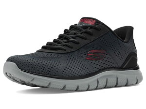 �X�P�b�`���[�Y �����Y �V���[�Y �X�j�[�J�[ SKECHERS Track Revno Hands Free Slip-In Black/Charcoal �u���b�N