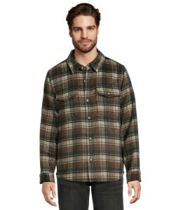 �����@�v�[�� ���T���[���X �����Y �A�E�^�[ �R�[�g �V���c �W���P�b�g Liverpoolos Angeles Plaid Shirt Jacket Putty/Brown/Bla �u���E��