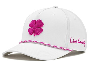 �u���b�N���[�o�[ �����Y �A�N�Z�T���[ �X�q Black Clover Classic Rope 10 Adjustable Hat White/Pink �z���C�g