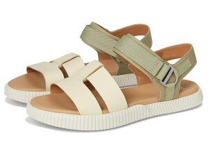 �\���� ���f�B�[�X �V���[�Y �T���_�� �A���N�� SOREL Onave Ankle Strap Flat Sandals Dusty Twill/Hon