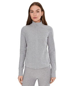 �r�����h���K ���f�B�[�X �A�E�^�[ �R�[�g �W���P�b�g Beyond Yoga Spacedye Trails Active Jacket Silver Mist �V���o�[