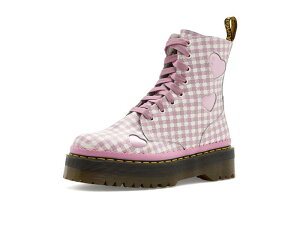 �h�N�^�[�}�[�`�� ���f�B�[�X �V���[�Y �u�[�c�E���C���u�[�c Dr. Martens Jadon Heart White/Dusty Ros �z���C�g