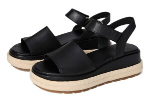 �\���� ���f�B�[�X �V���[�Y �T���_�� �v���b�g�t�H�[�� SOREL Sunpeak Platform Sandals Black/Gum 2 �u���b�N