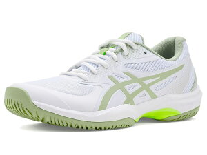 �A�V�b�N�X ���f�B�[�X �V���[�Y �X�j�[�J�[ ASICS Game FF Pickleball White/Jade �z���C�g