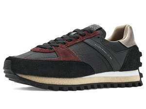 �I�[���Z�C���c ���f�B�[�X �V���[�Y �X�j�[�J�[ AllSaints Viggo Runner Black/Silver/Re �u���b�N