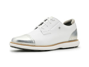 �t�b�g�W���C ���f�B�[�X �V���[�Y �X�j�[�J�[ �L���b�v FootJoy Traditionspikeless Cap Toe White/Platinum �z���C�g