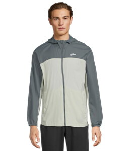 �u���b�N�X �����Y �A�E�^�[ �R�[�g �W���P�b�g Brooks Canopy Packable Jacket Smoke/Storm �X���[�N
