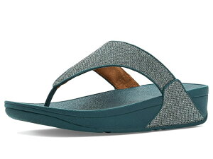 �t�B�b�g�t���b�v ���f�B�[�X �V���[�Y �T���_�� FitFlop Lulu Shimmerglitz Toe-Post Sandals Deep Ocean