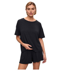 �G�o�[�W�F�C ���f�B�[�X �g�b�v�X �V���c Eberjey Gisele Modal Everyday T-shirt Black �u���b�N