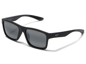 �}�E�C�W�� �����Y �A�N�Z�T���[ �T���O���X�E�A�C�E�F�A Maui Jim The Flats Matte Black 1 �u���b�N