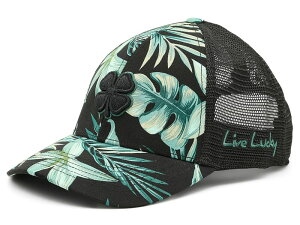 �u���b�N���[�o�[ �����Y �A�N�Z�T���[ �X�q Black Clover Island Luck 15 Adjustable Hat Black Green Tro �u���b�N