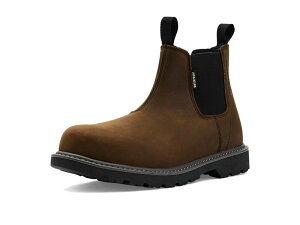 �E�����@���� �����Y �V���[�Y �u�[�c�E���C���u�[�c T�V���c Wolverine Floorhand Waterproof Steel Toe Romeo Brown �u���E��