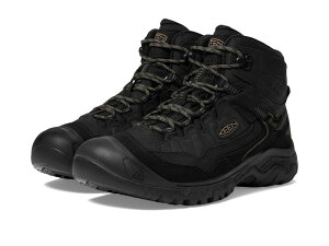 �L�[�� �����Y �V���[�Y �u�[�c�E���C���u�[�c KEEN Targhee IV Mid WP Triple Black �u���b�N