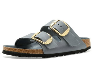 �r���P���V���g�b�N ���f�B�[�X �V���[�Y �T���_�� ���U�[ Birkenstock Arizona Big Buckle - Oiled Leather Basalt Gray �O���[