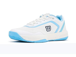 �E�B���\�� ���f�B�[�X �V���[�Y �X�j�[�J�[ Wilson Courtglide White/Airy Blue �z���C�g
