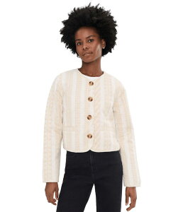 �T���N�`���A���[ ���f�B�[�X �A�E�^�[ �R�[�g �W���P�b�g Sanctuary Crafted Coco Jacket Collagen Stripe �X�g���C�v