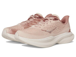 �z�J�I�l�I�l ���f�B�[�X �V���[�Y �X�j�[�J�[ Hoka Mach 6 Rose Latte/Blus