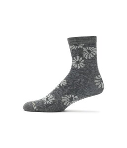 �X�}�[�g�E�[�� ���f�B�[�X �A���_�[�E�F�A �C�� �t�����[�� �t�����[ Smartwool Everyday Floral Crew Socks Medium Gray �O���[