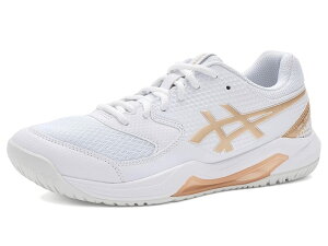 �A�V�b�N�X ���f�B�[�X �V���[�Y �X�j�[�J�[ ASICS GEL-Dedicate 8 Pickleball White/Champagne �z���C�g
