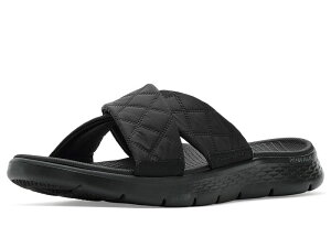 �X�P�b�`���[�Y ���f�B�[�X �V���[�Y �T���_�� SKECHERS Performance On-The-Go Cozy Fit GO Walk Flex Sandals - Gracie Black/Black �u���b�N