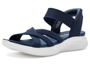 �X�P�b�`���[�Y ���f�B�[�X �V���[�Y �T���_�� SKECHERS Ultra Flex 3.0 Sandal - Forever Better Hands Free Slip-Ins Navy �l�C�r�[