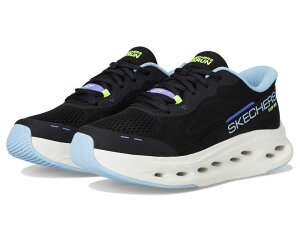 �X�P�b�`���[�Y ���f�B�[�X �V���[�Y �X�j�[�J�[ SKECHERS Max Cushioninglide Step Caledonia Hands Free Slip-Ins Black/Blue �u���b�N