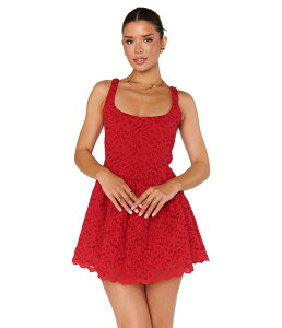 �E�~�[���A���[�� ���f�B�[�X �g�b�v�X �����s�[�X Show Me Your Mumu Ricci Skort Dress Red Lace ���b�h