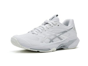 �A�V�b�N�X ���f�B�[�X �V���[�Y �X�j�[�J�[ ASICSolution Speed FF 4 Clay White/Pure Silv �z���C�g