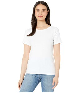 �y���h���g�� ���f�B�[�X �g�b�v�X �V���c �R�b�g�� Pendleton Short Sleeve Cotton Rib Crewhite �z���C�g