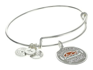 �A���b�N�X�A���h�A�j ���f�B�[�X �A�N�Z�T���[ �s�A�X�E�C�������O Alex and Ani Let's Get Basted Bracelet Shiny Silver �V���o�[
