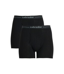 �A�C�X�u���[�J�[ �����Y �A���_�[�E�F�A �{�N�T�[�p���c Icebreaker Merino 150 Anatomica Boxers Wfly 2 Pack Black �u���b�N