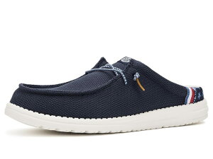 �w�C�f���[�h �����Y �V���[�Y �X���b�|���E���[�t�@�[ Hey Dude Wally Slip Americanavy Blazer/Mul �l�C�r�[