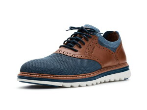�W�����X�g���A���h�}�[�t�B�[ �����Y �V���[�Y �I�b�N�X�t�H�[�h �j�b�g Johnston & Murphy Braxton Knit Saddle Navy Knit/Cogna �l�C�r�[
