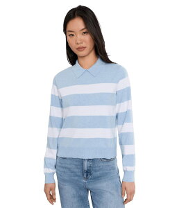 �X�v�����f�B�b�g ���f�B�[�X �A�E�^�[ �j�b�g�E�Z�[�^�[ �|���V���c Splendid Phoebe Polo Stripe Sweater Sea Bronze Heat �X�g���C�v