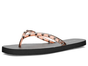 ���t���[ �����_�� ���f�B�[�X �V���[�Y �T���_�� Loefflerandall Taryn Crystal Jelly Flip Flop Brown/Black �u���b�N