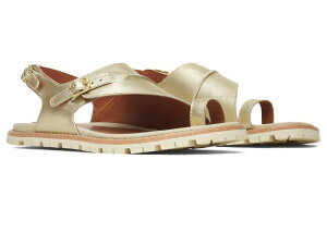 ������ ���f�B�[�X �V���[�Y �T���_�� �g�[�� Merrell Haven Metallic Backstrap Burlap ���^���b�N