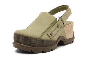 �\���� ���f�B�[�X �V���[�Y �T���_�� SOREL Roam �f N Clog RBR Dusty Twill/Gum