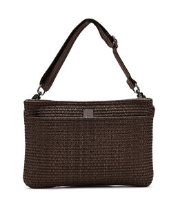 �V���N������ ���f�B�[�X �o�b�O THINK ROYLN Bum Bag 2.0 Raffia Espresso Raffia
