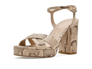 �X�`���A�[�g ���C�c�}�� ���f�B�[�X �V���[�Y �q�[�� �v���b�g�t�H�[�� �T���_�� Stuart Weitzman Dayna Platform Sandal Adobe 1