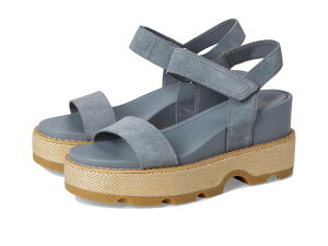 �\���� ���f�B�[�X �V���[�Y �q�[�� SOREL Joanie Iv Y Strap Wedge Grey Ash/Gum 16 �O���[