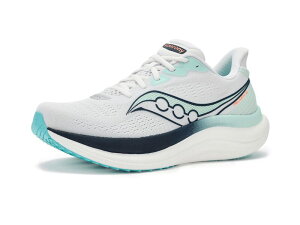 �T�b�J�j�[ ���f�B�[�X �V���[�Y �X�j�[�J�[ Saucony Triumph 23 White/Navy �z���C�g