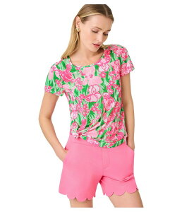 �����[�s�����b�c�@�[ ���f�B�[�X �g�b�v�X �V���c Lilly Pulitzer Etta Scoop-Neck Puttingreen H �O���[��