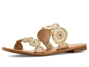 �W���b�N���W���[�X ���f�B�[�X �V���[�Y �T���_�� Jack Rogers Lauren II Flat Sandal Platinum