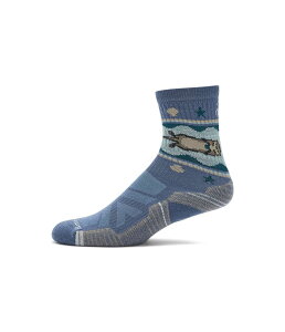 �X�}�[�g�E�[�� ���f�B�[�X �A���_�[�E�F�A �C�� Smartwool Hike Light Cushion Otter Float Crew Socks Nightfall Blue �u���[