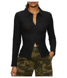 �T���N�`���A���[ ���f�B�[�X �g�b�v�X �V���c Sanctuary Dreamer Shirt Black �u���b�N