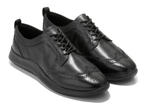 �R�[���n�[�� ���f�B�[�X �V���[�Y �T���_�� �I�b�N�X�t�H�[�h Cole Haan Zerogrand Meritt Wing Tip Oxford Black/Black �u���b�N